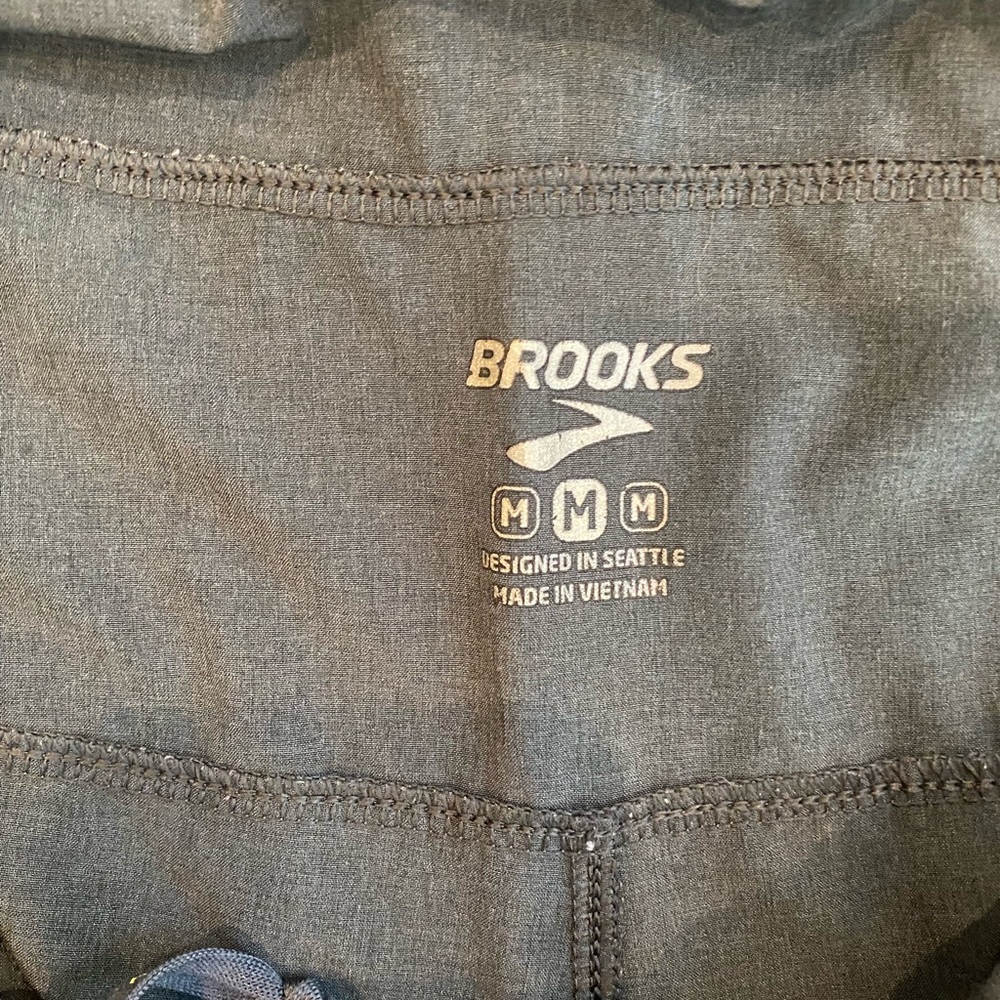 Brooks Gray Running Shorts Medium - Picture 2 of 8